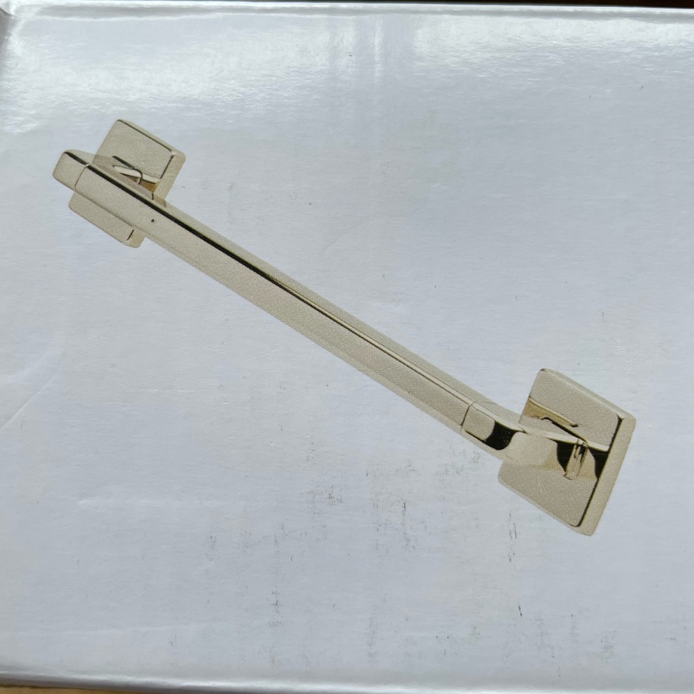 Brand new unboxed Delta Polished Nickel Grab Bars ADA compliant.